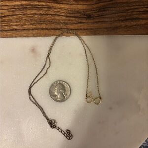 Minimal Gold Eyeglass Charm Necklace for Women